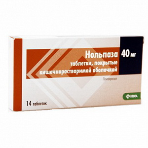 3838989556990 — Нольпаза, таблетки 40мг 14шт