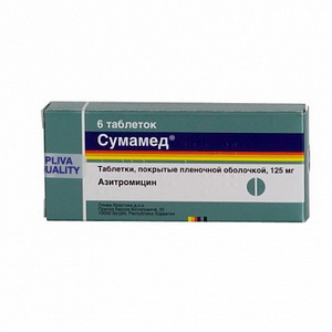 3850114202473 — Сумамед, таблетки 125мг 6шт