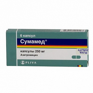 3850114202497 - Сумамед, капсулы 250мг 6шт