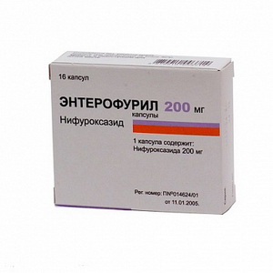 3870010003714 — Энтерофурил, капсулы 200мг 16шт