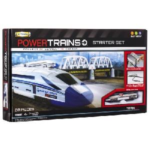 39897413846 — PowerTrains 41384 ПауэрТрейнс Железная дорога Премиум-набор с мостом и локомотивом