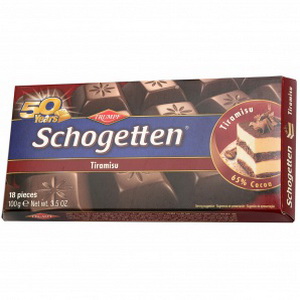 4000415174309 — Шоколад Schogetten Молочный с тирамису 100г