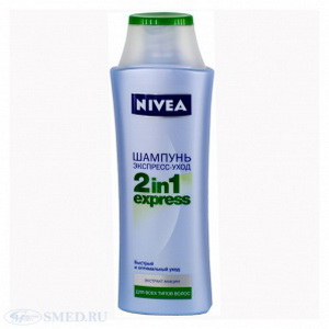 4005808349487 — NIVEA Шампунь /жін/2 в 1 Експрес-догляд з екстрактами акації 250 мл