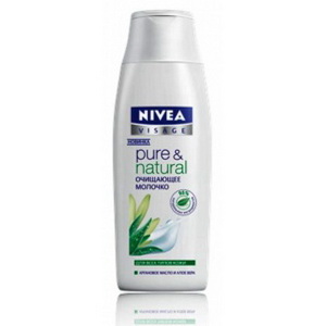4005808692361 — Nivea visage pure and natural очищающее молочко для всех типов кожи с аргановым маслом и алое вера