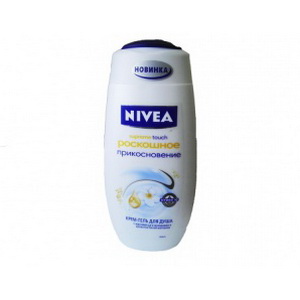 4005808779826 — Гель для душа ТМ Nivea - Крем-гель Роскошный ощупь 250мл Пласт. пл. 1шт/уп