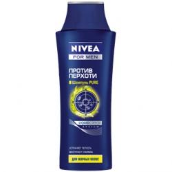 4005900030436 — Шампунь "Nivea" Против перхоти "Pure" (мужской) 250 мл