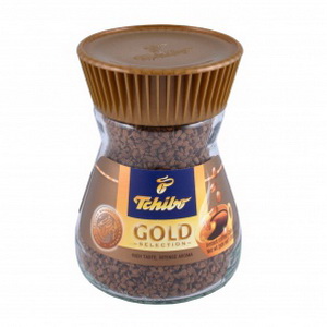 4006064010135 — Натуральный растворимый сублимированный кофе "Tchibo" GOLD selection, Насыщенный и Благородный, 50 г. 
