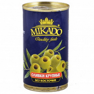 4007415017834 — Оливки зеленыйкрупные б/к 370мл МИКАДО