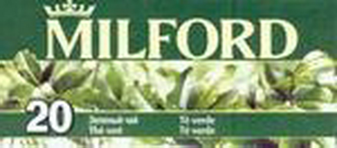 4008102003970 — Чай MILFORD зеленый, 20 пакетиков по 1,5г.