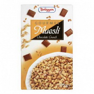 4008713700831 — Мюсли Gourmet хрустящие "Bruggen" с шоколадом, 375г