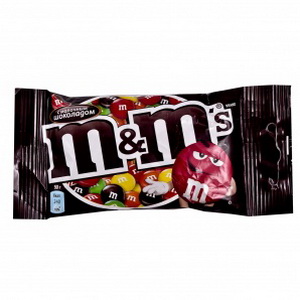 4011100156166 — Драже из молочного шоколада M&Ms с шоколадом, 50г