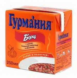 4011100156197 — Борщ "Гурмания" с уткой, квашеной капустой и яблоками, 250 мл