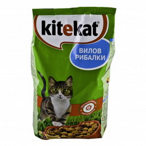 4011100978430 — Корм для кошек "Kitekat" Улов рыбака (сухой) 2.4кг