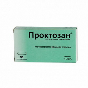 4011548001691 — Проктозан, суппозитории ректальные 10шт