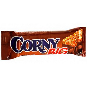 4011800546519 — Злаковый батончик в молочном шоколаде "CORNY BIG CHOKO", 50 г. 
