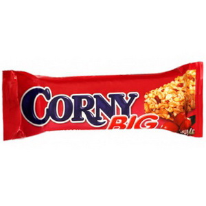4011800567514 — Злаковый батончик с клюквой "CORNY BIG FRUCHTIG-HERB", 50 г. 