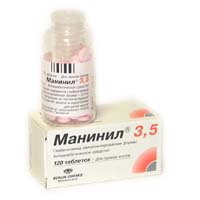 4013054001196 — Манинил, таблетки 3,5Мг 120 шт