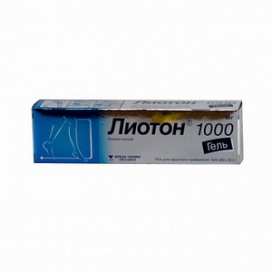 4013054003923 — Лиотон 1000, гель 1000ЕД/г 50г