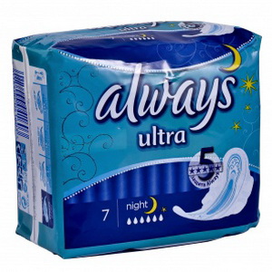 4015400041603 — Гігієнічні прокладки "Always Ultra" Night, 7 шт.