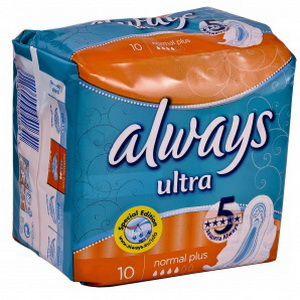 4015400041641 — П рокладки гігієнічні Always Ultra нормал 10 шт.