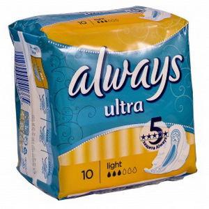 4015400041665 — ALWAYS Ultra Жіночі гіг. прокл. з ароматом Light 10 шт