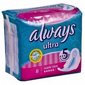 4015400041788 — Прокладки гігієнічні Always Ultra супер 10 шт.