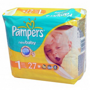 4015400264453 - Детские одноразовые подгузники PAMPERS ACTIVE BABY №1 MINI 2-5 кг, 27 шт