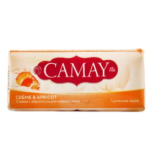 4015600940270 — Туалетное мыло сливки с абрикосом для нежной кожи CAMAY