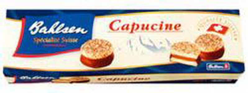 4017100139109 — Печенье Capucine из безе и шоколадно-молочного крема "BAHLSEN", 100г
