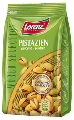 4018077765988 — Фисташки неочищенные жареные соленые "Lorenz", 100 г.