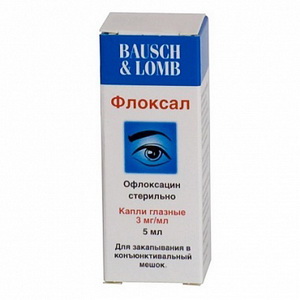 4030571000013 — Флоксал, капли глазные 0,3% 5мл