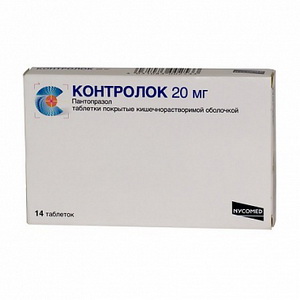 4031083002533 — Контролок, таблетки 20мг 14шт