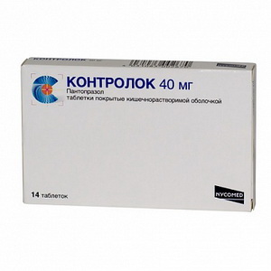 4031083002670 — Контролок, таблетки 40мг 14шт