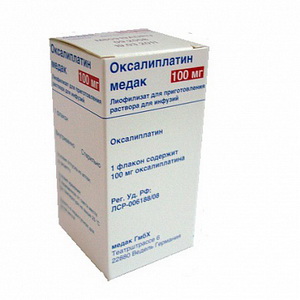 4037353004375 — Оксалиплатин Медак, лиофилизат для инфузий 100мг 1шт