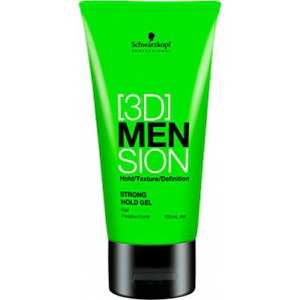 4045787161151 — Schwarzkopf Professional Гель для волос сильной фиксации 3D Men Strong Gel Объем: 150 мл