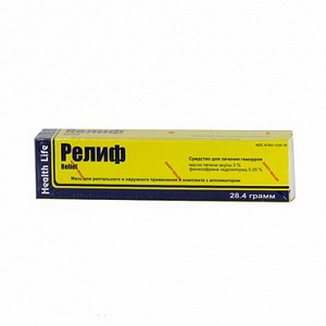 4250369503025 — Релиф, мазь ректальная  28,4г