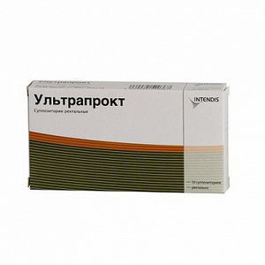 4260085520367 — Ультрапрокт, суппозитории ректальные 10шт