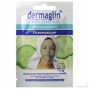 4260119410015 — Dermaglin маска-пілінг 20г освіжуюча
