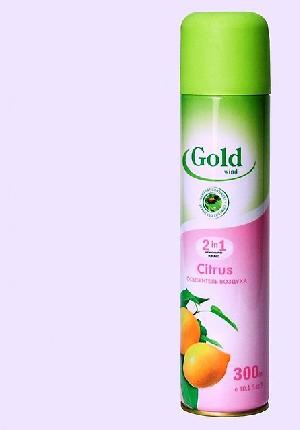4600171439751 — Освежитель воздуха Gold Wind Citrus 300мл /12 (Сибиар) Россия
