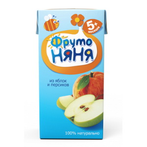 4600338003948 — Нектар яблочно-персиковый неосветленный для детского питания