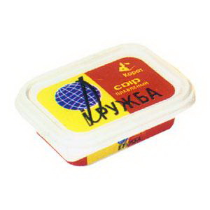 4600493501129 — Сыр плавленный КАРАТ Дружба 55% 200 г. ванночка