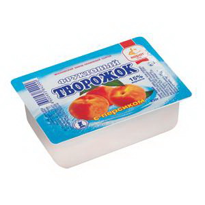 4600493846008 — Фруктовый творожок с персиком, 230 г, полимерный контейнер