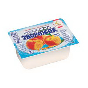 4600493846206 — Фруктовый творожок с персиком, 100 г, полимерный контейнер