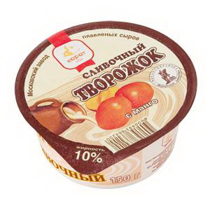 4600493864200 — Сливочный творожок с манго, 150 г, полимерный стакан