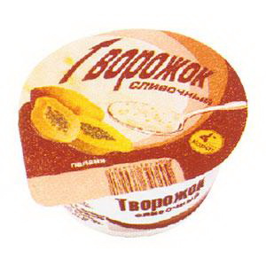 4600493869281 — Сливочный творожок «Папайя», 150 г, полимерный стакан
