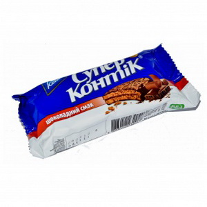 4600495000019 — Печенье-сэндвич "супер-контик" шоколадный вкус, 100 г