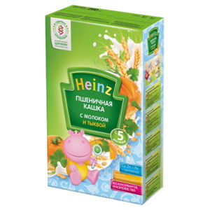 4600689601381 — Каша "хайнц" пшеница / тыква / молоко 250г