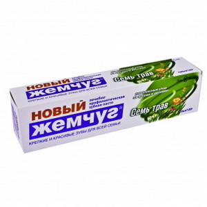 4600697171272 — Зубная паста "Новый Жемчуг" Семь трав 100мл