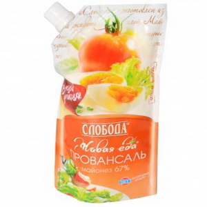 4600699502401 — Майонез "Слобода" Провансаль 67% д/п 200мл