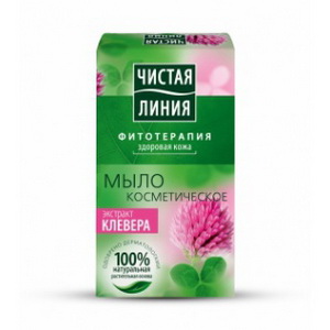 4600702050899 — Мыло косметическое Чистая линия экстракт клевера 80 г